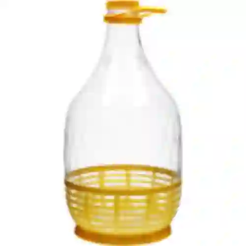 Gans Dame 5 L PET, met dop, handvat en mandje