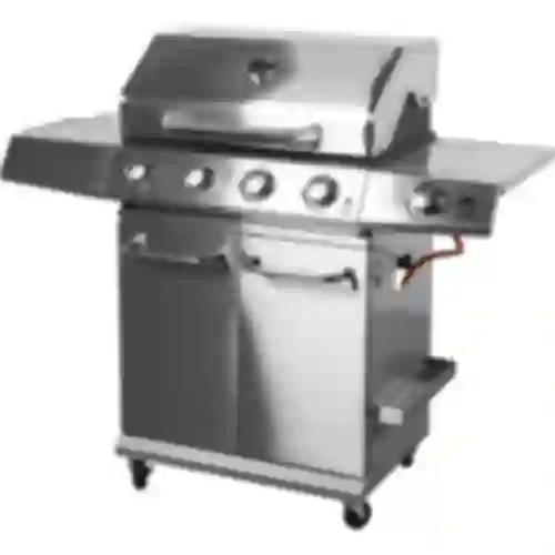 Gasbarbecue dragON BBQ201, 18,8 kW, zilver