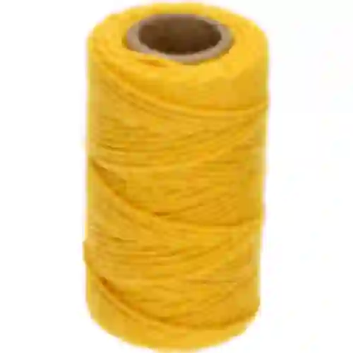 Gele katoenen koord 2 mm/55 m/100 g