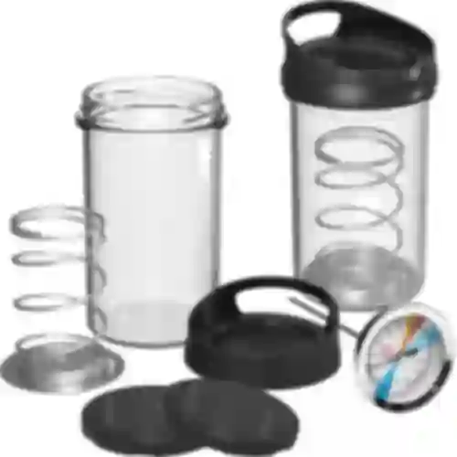 Glazen hamkoker - DUO set, voor 2 x 450 g