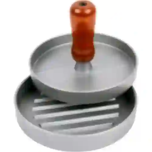 Hamburgerpers - aluminium, diameter 12 cm