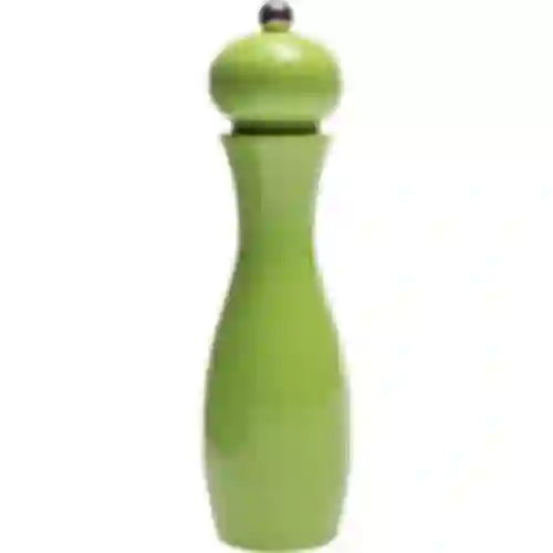 Handmatige molen voor peper en zout, 18 cm, groen