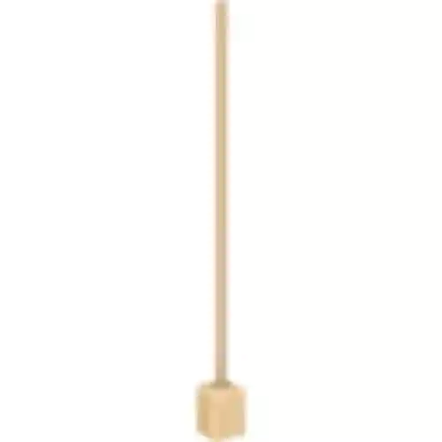 Houten koolstamper / stamper groot 100 cm