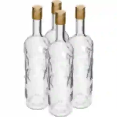 IJs Fles 1L met dop fi30/35, 4st