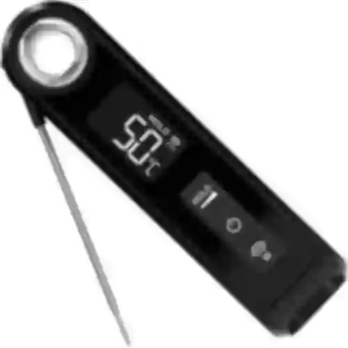 Infrarood keukenthermometer, compact, met inklapbare sonde