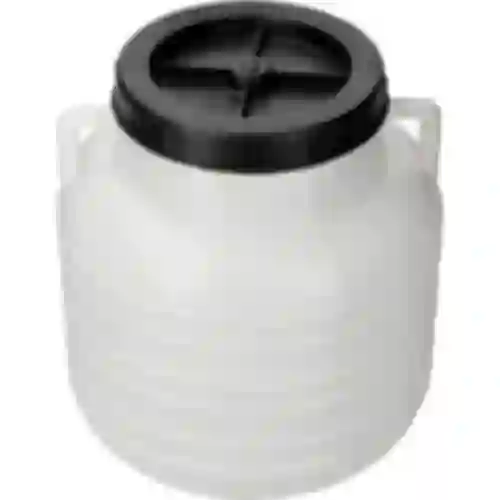 Ingelegde Groente Vat 10L - wit, handvatten