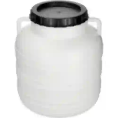 Ingelegde Groente Vat 30L - wit, handvatten
