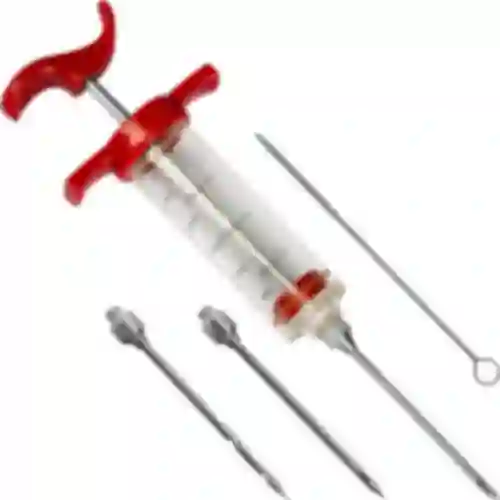 Injectiespuit 30ml + 3 naalden + reiniger