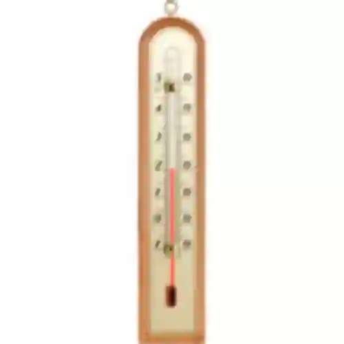 Kamertemperatuurmeter met gouden schaal (-10°C tot +50°C) 22cm, mix
