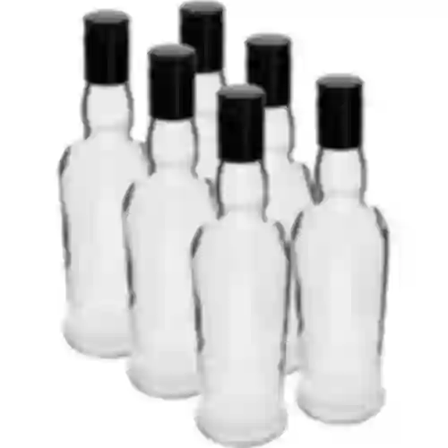 Kapiteinsfles 500 ml met schroefdop - 6 stuks