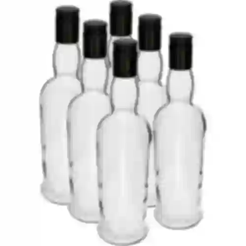 Kapiteinsfles 700 ml met dop - 6 stuks