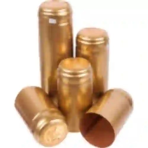 Kapjes met perforatie goud fi 31mm 100st.
