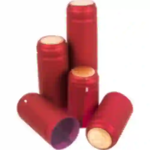 Kapjes met perforatie rood fi31mm 100st.