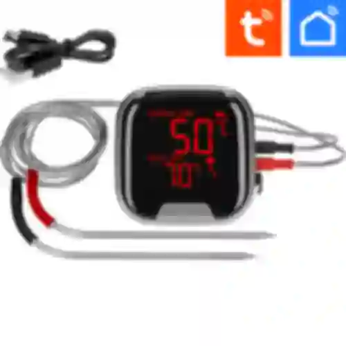Keukenthermometer met Bluetooth, 2 sondes