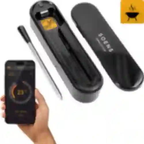 Keukenthermometer met draadloze Bluetooth-sonde
