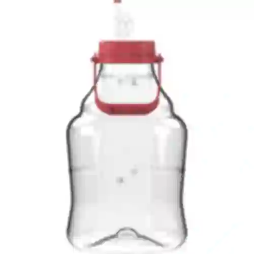 Lichte, onbreekbare wijnballon met handvat, 10 L