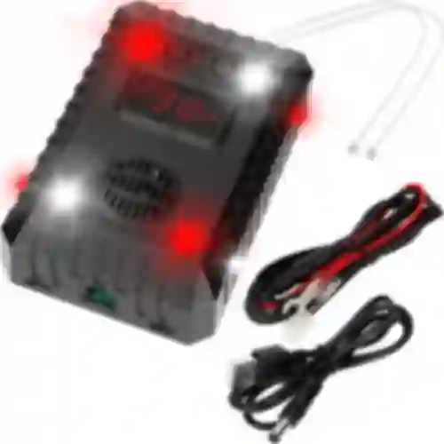 Marter- en knaagdierafschrikmiddel voor auto's en ruimtes (ultrasoon +LED)