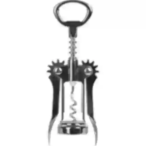 Metalen kurkentrekker - traditioneel - zilver