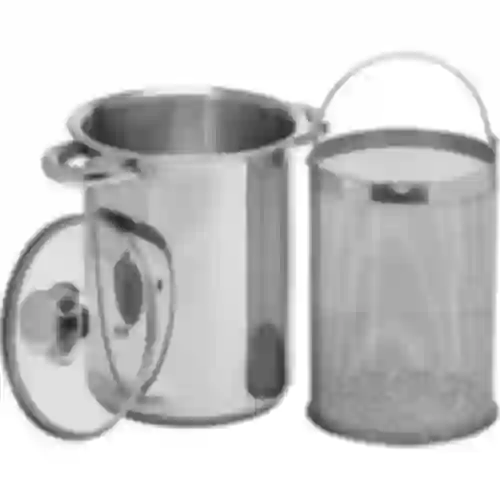 Multifunctionele pot met mand