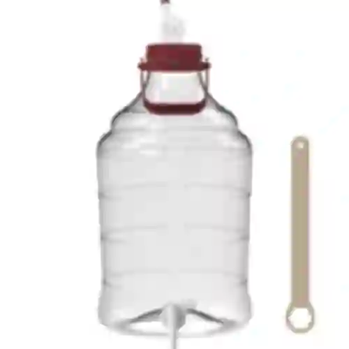 Onbreekbare ballon 25 L met handvat en kraantje