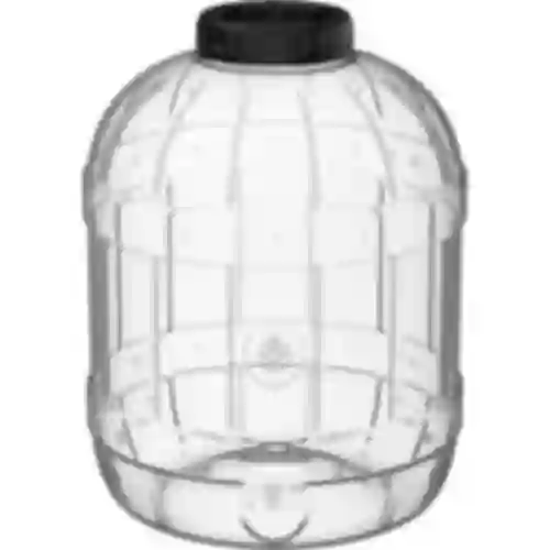 Onbreekbare, multifunctionele pot met zwarte deksel, 15L