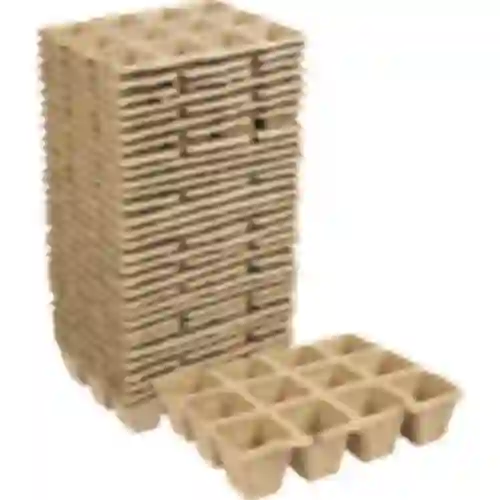 Papieren potten 4,5x5x4,5 cm, 30 stuks
