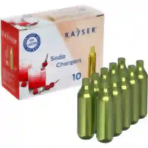 Patronen voor bruiswatermaker SodaJoy, Kayser 10 stuks.