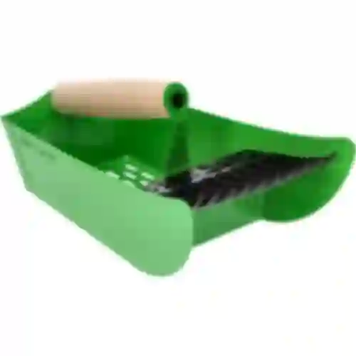 Plukker voor kleine vruchten, metalen groen