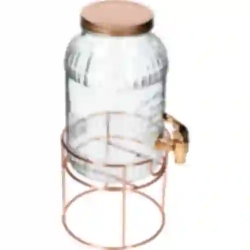 Pot met kraantje 3,8 L op standaard