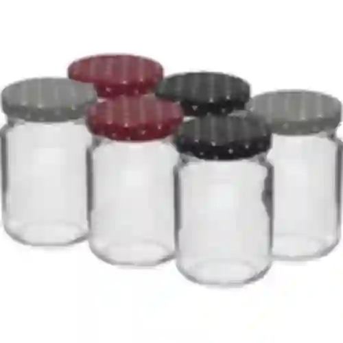 Pot TO 156 ml gekleurde deksel fi 53/4 -6 stuks