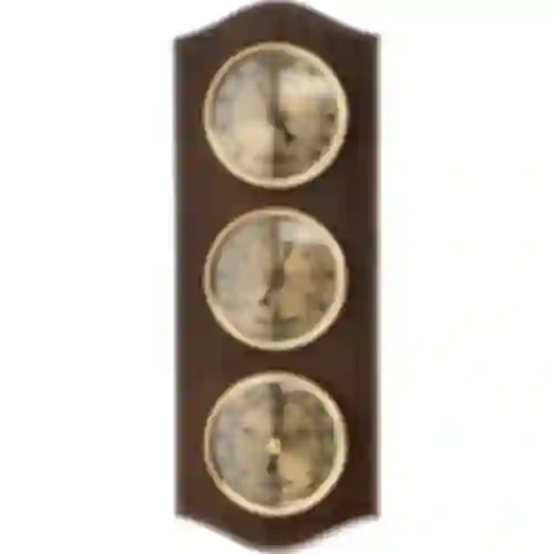 Retro weerstation - venge kleur met gouden wijzerplaten