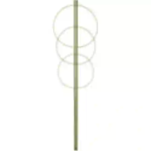 Ringsteun voor planten 3 ringen 1,2m