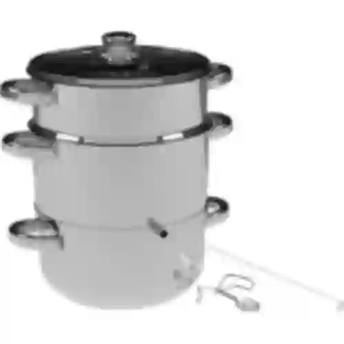 Roestvrijstalen stoomextractor met stoomkoker 5 L