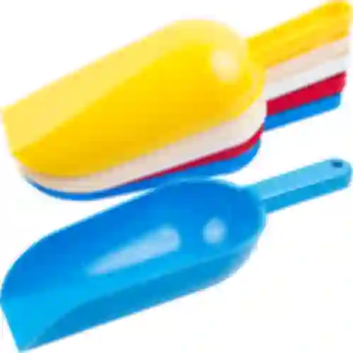 Schep voor droge producten 1kg mix kleuren