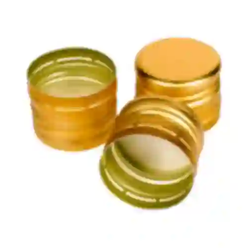 Schroefdop voor flessen fi31,5/24 - goud - 6 stuks