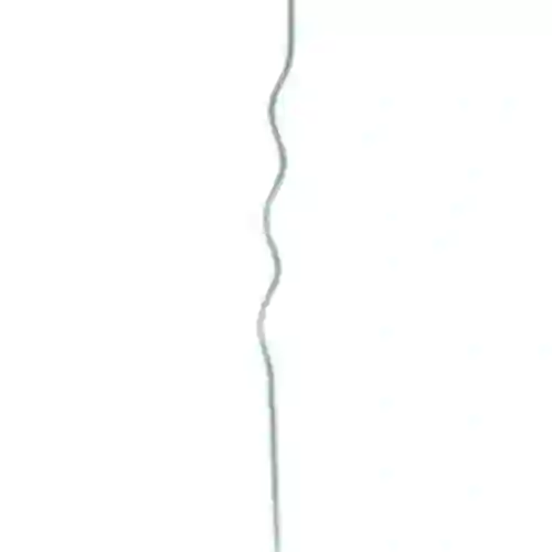 Spiraalvormige stalen stok 1m x 6mm