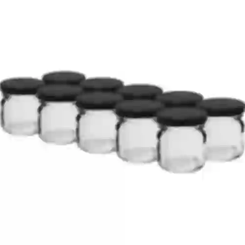 TO pot 40 ml met gekleurde deksel fi 43 - 10 stuks