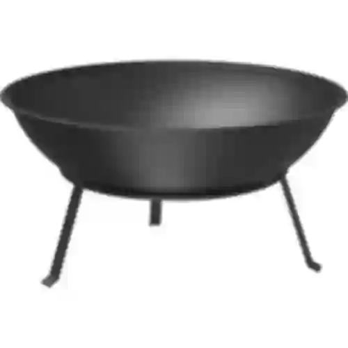 Tuinvuurplaats met rooster, Ø55 cm, rond, schaal