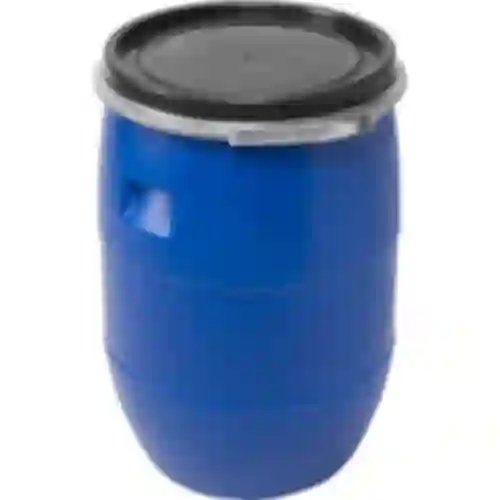 Vat voor kool 60 L, met drukring, blauw, Sterk