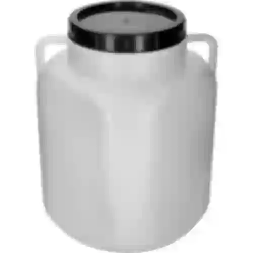 Vierkant Vat van 50 L, wit, met handvatten 50 L