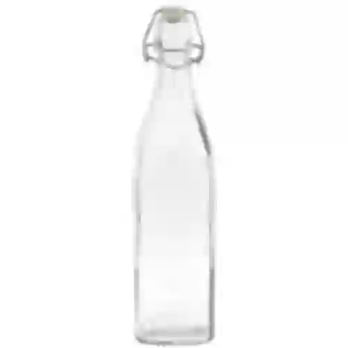 Vierkante fles met luchtdichte sluiting 0,5 L