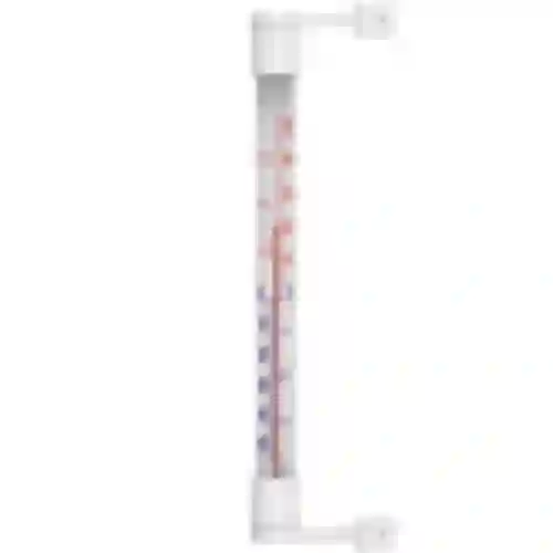 Witte buitenthermometer (-50°C tot +50°C) 22cm
