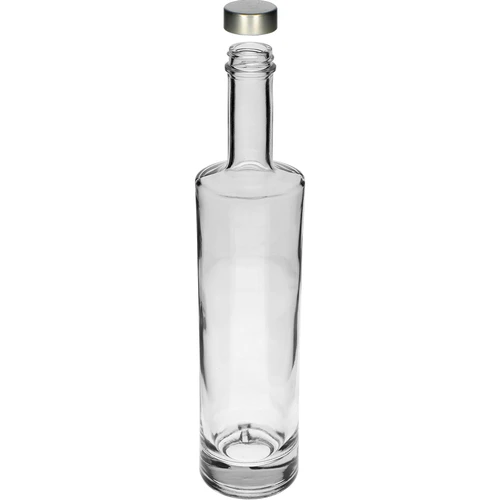 Tijdloze Fles 0,5 L - 2 ['fles', ' glazen fles', ' fles met dop', ' fles 500 ml', ' fles voor wijn', ' fles voor likeur', ' fles voor alcohol', ' doorzichtige fles']