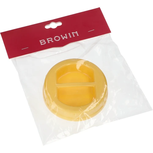 TO-deksel Ø100 mm geel, kunststof, met handgreep, voor glazen potten - 5