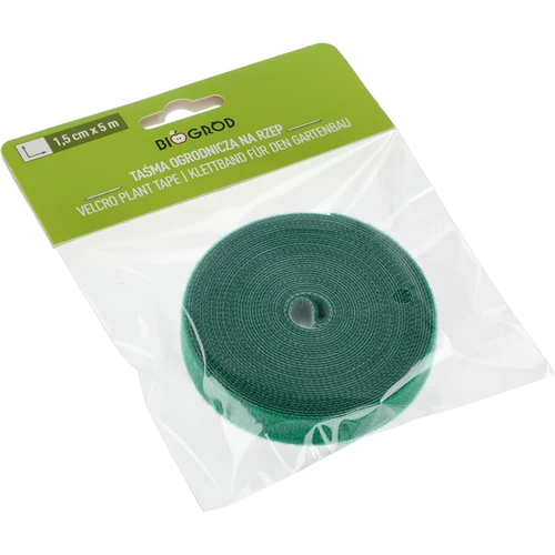 Tuinband met klittenband, groen, 15 mm x 5 m - 5 ['tuinband met klittenband', ' klittenband voor planten', ' voor het binden van planten', ' klittenband voor bevestiging', ' tuinband klittenband', ' planten binden', ' tuinband', ' klittenband voor plantstabilisatie', ' verzorgde tuin', ' planten ondersteunen in de tuin', ' klittenband voor stokken en planten', ' hoe planten beschermen tegen breken', ' sterke band voor planten', ' planten bevestigen', ' tuinband 5 meter', ' smalle band voor planten', ' klittenband bevestiging', ' klittenband']