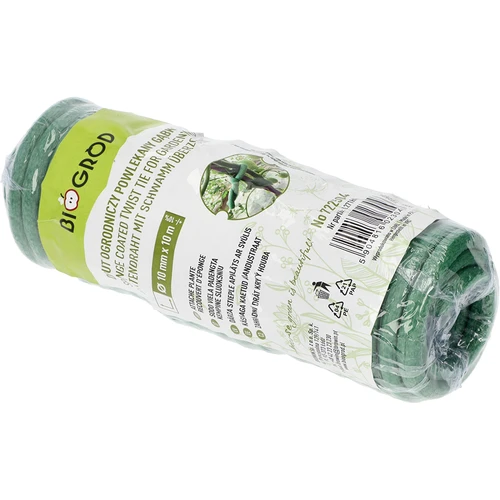 Tuindraad bekleed met schuim, groen, 10 m, fi 10mm - 6 ['tuindraad', ' groene draad', ' tuindraad met schuim', ' flexibele tuindraad', ' draad met omhulsel', ' draad voor planten', ' tuindraad bekleed met schuim', ' groene draad voor planten', ' bevestigingsdraad', ' spandraad', ' trekdraad', ' beklede draad', ' draad voor delicate planten', ' draad voor planten die de schors beschermt', ' tuindraad 10 meter', ' specialistische draad voor planten', ' welke draad voor planten kiezen']