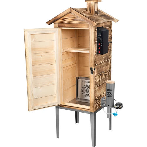 Tuinrookoven 200 L dragON Wood 100E – houtgestookt, met elektrische verwarmingsmodule en regelaar - 3