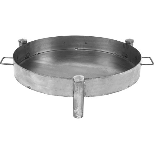 Tuinvuurplaats ø 70 cm gelast  - 1 ['vuurplaats in de tuin', ' ronde vuurplaats', ' kampvuur', ' onder de ketel', ' Poolse vuurplaats', ' vuurplaats ruw staal', ' kampvuurplaats', ' gietijzeren ketel', ' grill', ' driepoot']