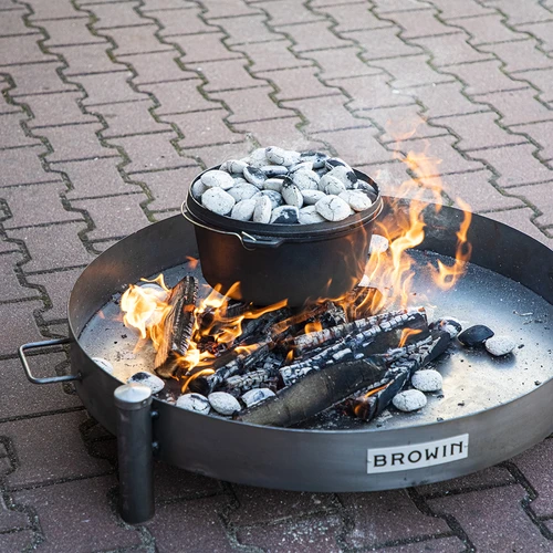 Tuinvuurplaats ø 70 cm gelast - 7 ['vuurplaats in de tuin', ' ronde vuurplaats', ' kampvuur', ' onder de ketel', ' Poolse vuurplaats', ' vuurplaats ruw staal', ' kampvuurplaats', ' gietijzeren ketel', ' grill', ' driepoot']
