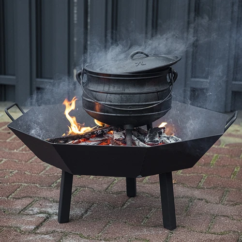 Tuinvuurplaats ø 70 cm - loftstijl - 20 ['vuurplaats in de tuin', ' ronde vuurplaats', ' kampvuur', ' onder de ketel', ' Poolse vuurplaats', ' geschilderde vuurplaats', ' kampvuurplaats', ' gietijzeren ketel', ' grill', ' driepoot', ' hittebestendige vuurplaats', ' zwarte vuurplaats', ' moderne vuurplaats', ' design vuurplaats']